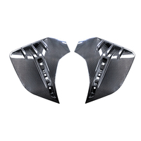 Grilles latérales de pare-chocs arrière en carbone sec, caches de feux antibrouillard 51128085093 51128085094 pour BMW G26 M Sport 420i 430i 440i 2020-2026