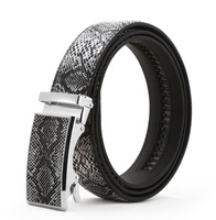 Ceinture décontractée haut de gamme pour homme, production sur mesure, en cuir de vache véritable, boucle automatique en alliage, style tendance, largeur 3,6 cm, durable