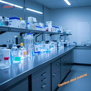 Phòng thí nghiệm băng ghế dự bị phòng sạch thép không gỉ bảng bàn làm việc SS nhà bếp bảng cho phòng thí nghiệm của SS với bồn rửa SS phòng thí nghiệm bàn - Product Image 4