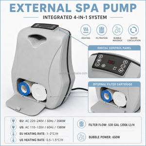 <span class=keywords><strong>Spa</strong></span> <span class=keywords><strong>gonflable</strong></span> carré personnalisé 160x70cm, <span class=keywords><strong>jacuzzi</strong></span> portable pour extérieur, massage par remous pour jardin, installation rapide - Product Image 6