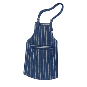 Delantal de Mezclilla a Rayas con Bolsillo, Hecho a Medida, Uniforme para Cocina, Cafetería, Restaurante, Servicio - Product Image 2