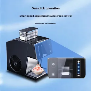 آلة صنع الثلج المنزلية الصغيرة متعددة الوظائف منخفضة الطاقة 180 واط، آلة ثلج محمولة تنتج الثلج على شكل ندف الثلج في 3 دقائق - Product Image 3