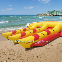 Jeux aquatiques gonflables amusants pour parcs aquatiques, bateau volant, jeux d'eau pour parcs d'attractions