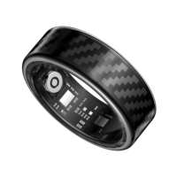 Bague Intelligente Personnalisable Open Source à Contrôle par Application, Éclairage, Étanchéité 5ATM, Suivi du Sommeil, Wi-Fi, Stress, Température, SpO2, HRV, Vitalité