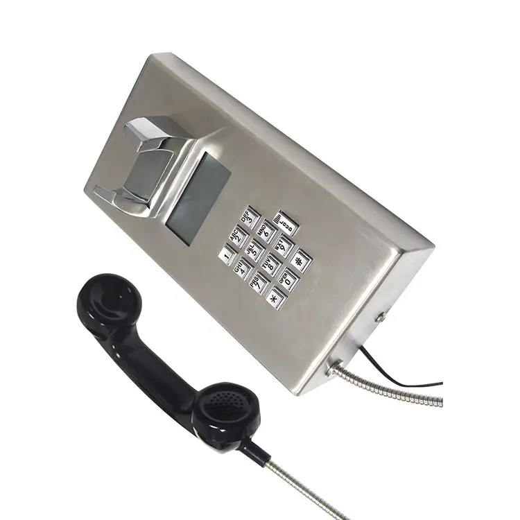 Téléphone intérieur du hall Téléphone de la prison Téléphone ancien Téléphone d'identification d'appel sortant