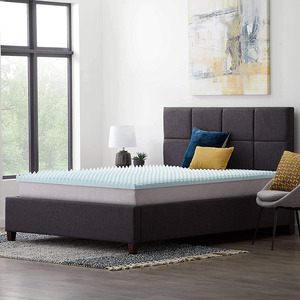 Memory Foam Mattress <strong>Topper</strong> <strong>Double</strong> <strong>Bed</strong> with Removable Cover Pressure Relief for Back Pain Bedroom &amp; Hotel Use - Product Image 6