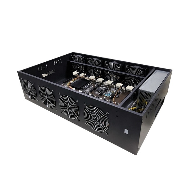 65mm Spacing 8GPU Computer case Frame 8 GPU Computer Server Chassis