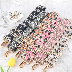 New Jacquard Chất Liệu Mô Hình Túi Dây Đeo Có Thể Thay Thế Rộng Túi Xách Dây Đeo Crossbody Túi Phụ Kiện Có Thể Điều Chỉnh Túi Dây Đeo