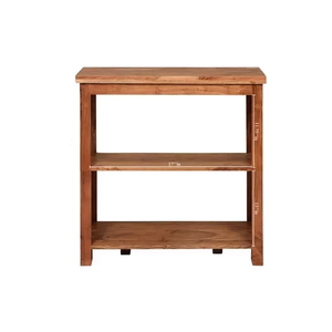 Estantería Jodhpuri Woods Soker con Acabado Natural, Elegante y Duradera, Unidad de Madera para Organizar Libros, Decoración y Accesorios - Product Image 2