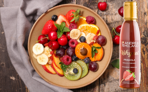 Vinagre Balsámico con Sabor a Fresa Andrea Milano, 150 ml, Crema Líquida en Botella Lista para Usar como Condimento - Product Image 3