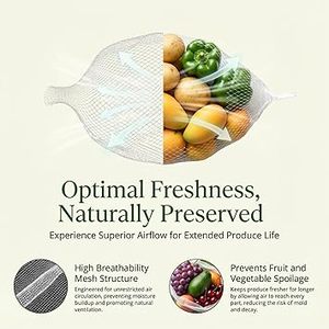 Huamaohengchun24inch Seafood Boil Bags Reusable,Seafood Bag <b>Mesh</b> for Clam Crab Crawfish,Boiling Bag for Vegetables,Potatoes - Product Image 4