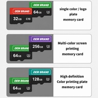 Kartu Memori Mikro Kompatibel Kamera Digital Model SPI 32GB 64GB 128GB Kelas 10 U3 Baca dan Tulis Cepat Album Foto Memori SOP