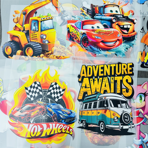 Hot Sale Children's <strong>Cartoon</strong> <strong>Design</strong> Dtf <strong>Transfers</strong> Wholesale <strong>Heat</strong> <strong>Transfer</strong> Sticker Iron <strong>Transfer</strong> Printing for Clothing - Product Image 1