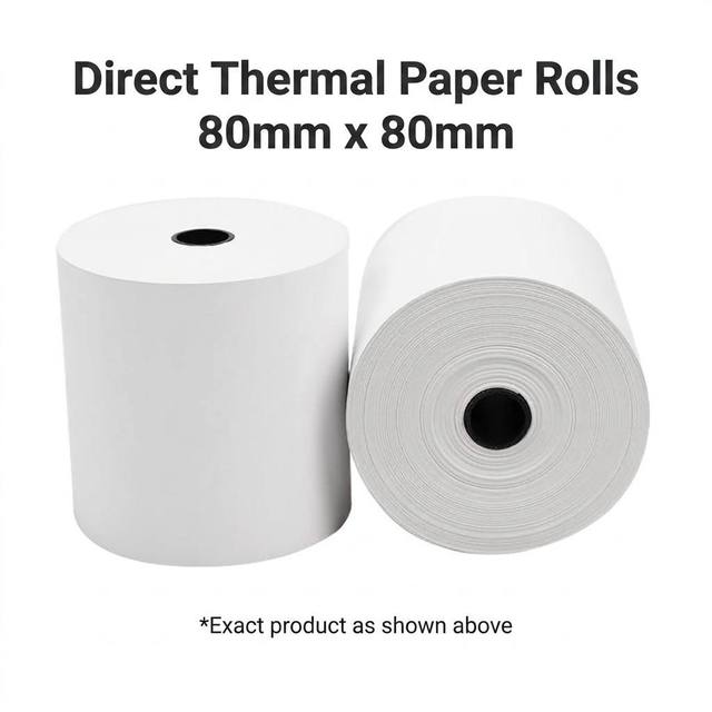 Thermal Printing Paper White Smooth Thermal Paper Black Image Cash 57Mm 57X40 80X80 Thermal Paper Roll for Mini Printer Pos