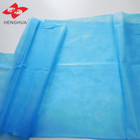 Drap de lit jetable non tissé tissu PP Spunbond couvre-lit imperméable, rouleau de papier de table de massage sans prédécoupe