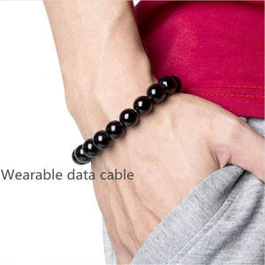 <span class=keywords><strong>Chargeur</strong></span> intelligent Bracelet Bijoux Perles Poignet Bracelet USB Câble de données de charge invisible pour Type C Android Tous compatibles - Product Image 4