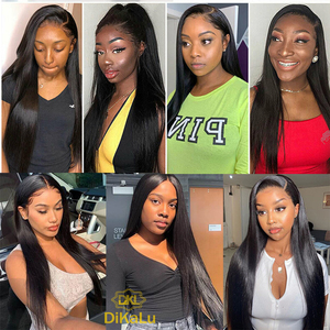 Extensions de cheveux vierges brésiliennes de marque DKL bon marché, 100 g, non traitées, mèches de cheveux brésiliens, 10''-50'', double trame à la machine - Product Image 6