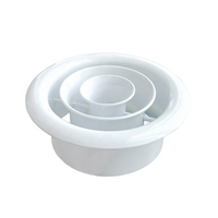 Diffuseur de Jet annulaire rond de plafond de ventilation de grande quantité, diffuseur réglable