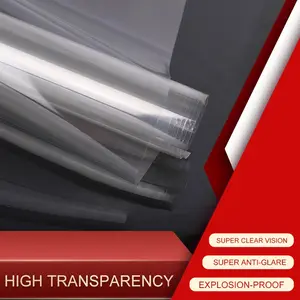 4mil 8mil 12mil 16mil Crystal Clear Protective Window Film Safety Window Film