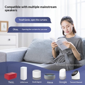 รางม่านอลูมิเนียมแบบมอเตอร์ไฟฟ้า ZSTARR สำหรับหน้าต่าง รับน้ำหนักได้มาก เส้นผ่านศูนย์กลาง 28 มม. สำหรับหน้าต่างบานใหญ่ ห้องนั่งเล่น ห้องนอน - Product Image 4