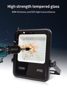 <span class=keywords><strong>Projecteur</strong></span> LED de haute qualité avec boîtier en aluminium, étanche IP65, 100W AC120-270V, pour terrains de sport, avec capteur de mouvement en option - Product Image 6