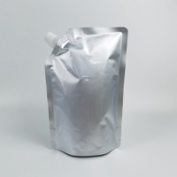 Pochette à bec debout de 1L à 10 litres avec poignée en aluminium transparent café eau jus de riz emballage gallon sac de boisson