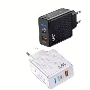 65w <b>USB</b>-C Fast Charger Adapter ELECTRONICS PD Wall Charger Block PD QC 3.0 PPS Dual Port Type C Charger for Mobile Phone - Product Image 1