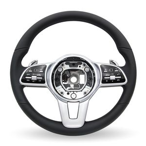 Volante de Cuero Completo para Automóvil, para Mercedes Benz <span class=keywords><strong>Amg</strong></span> W203 W211 Cla <span class=keywords><strong>45</strong></span> S Clase V, Venta al por Mayor - Product Image 2