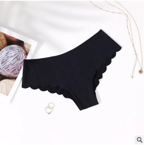 Ropa Interior Femenina Cómoda Sin Costuras, Color Sólido, Estampado de Puntos y Letras, Multipatrón, Pantalones de Cintura Baja, Bragas Triangulares para Mujer - Product Image 2