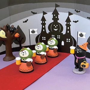 Qingh 2023 Decorazioni di Halloween a Forma di Zucca, Miniature Giapponesi, Accessori Trendy e Regalo, Ornamenti in Resina Zakka - Product Image 4