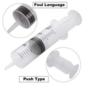Faktor pasokan langsung Volume tinggi 100-500ml kemasan individu jarum suntik plastik sekali pakai alat suntik kunci Luer tanpa jarum - Product Image 6
