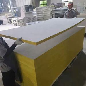 4x8 panneaux de plafond acoustiques Suspension Panels1200x1800mm matériaux rectangulaires en laine de verre décoratifs suspendus directement en usine - Product Image 4