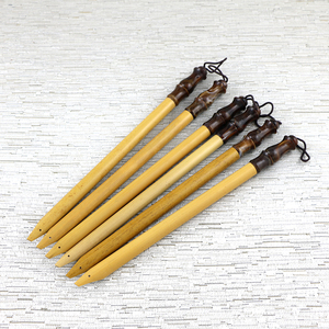 Pluma de bambú tradicional para caligrafía árabe, Pluma de caña de bambú oblicuo izquierdo, pluma de caligrafía <span class=keywords><strong>Javi</strong></span> - Product Image 1