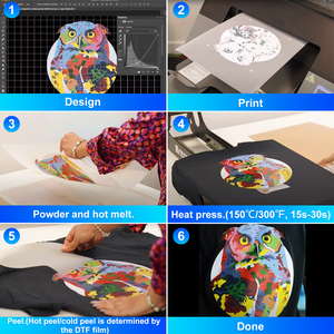 Premium 1000ml DTF Pigment Wärme übertragungs tinte für Epson XP600 L1805 I3200 4720 Drucker PET-Folie für Textilgewebe anwendungen - Product Image 3