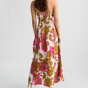 <span class=keywords><strong>Aloha</strong></span> <span class=keywords><strong>Hawaii</strong></span> personalizzato con stampa floreale 100% Rayon scollo a V stile Casual Maxi abito Casual da vacanza - Product Image 3