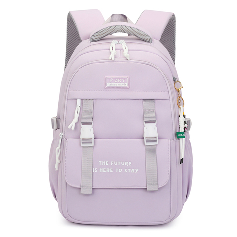 Korean Style Fashion School Bags for Girls Boys Student Kids Nylon Backpack College Large Capacity Casual Sport Child Bookbags