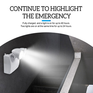 Đèn LED Khẩn Cấp Thương Mại Sạc Thông Minh Tại Nhà Đèn Khẩn Cấp Tắt Nguồn Đèn Ngủ Tự Động LED Kép - Product Image 5