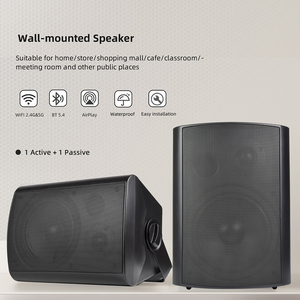 Wall Mounted <b>Speaker</b> WiFi 2.4G&5G BT5.4 <b>USB</b> Multi-room Playback Home Audio System Wireless <b>Speakers</b> Wireless Wall Mount <b>Speakers</b> - Product Image 6