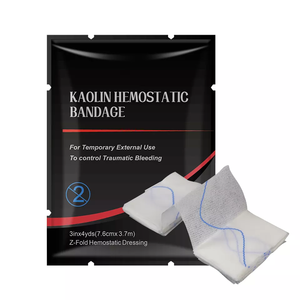 Consumíveis rápidos médicos de alta qualidade Cirurgia hemostática ao ar livre Atadura gaze Kaolin Atadura gaze para primeiros socorros - Product Image 5