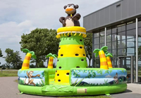 Mur d'escalade gonflable interactif pour enfants et adultes, jeux de défi en montagne, mur d'escalade pour parc d'attractions, intérieur et extérieur