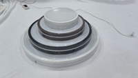 Plafonniers LED modernes étanches IP54 avec interrupteur DIP, montage en saillie, pour balcon, couloir, cuisine, température de couleur réglable