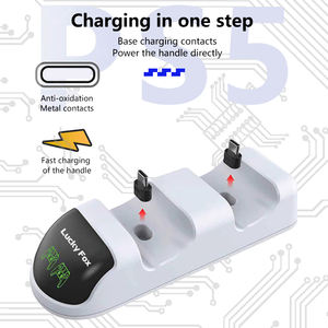 Base de Carga Doble para Controles de PS5 con Luz LED, Estación de Carga para Sony <span class=keywords><strong>Playstation</strong></span> 5 - Product Image 5