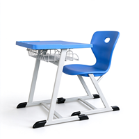 Ensemble de bureau et chaise en bois pour collège, table scolaire de taille standard, mobilier de classe pour le marché saoudien
