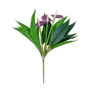 Flores de Seda Artificiales con Forma de Flamenco Estilo Pastoral, Decoración para Hoteles B&B, Decoración de Interiores, Arreglos Florales - Product Image 6