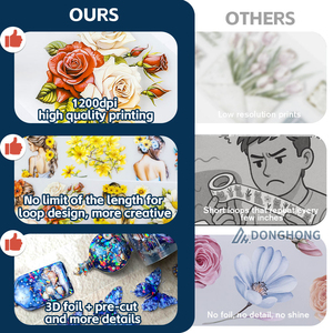 เทปใสลาย<span class=keywords><strong>ต้น</strong></span>ปาล์มและดอกชบาแบบกำหนดเอง เทป PET แบบมีกาวในตัว สำหรับงานจดบันทึกและสมุดภาพ - Product Image 3