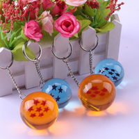 1-7stars Dragoned Balls Z Vegeta Résine Porte-clés Anime Dragoned Balls Porte-clés Accessoires Esferas Dragoned Ball Z