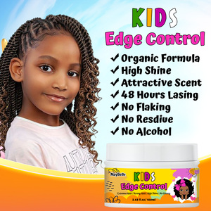 Huile <span class=keywords><strong>de</strong></span> croissance capillaire bio pour enfants sous marque privée, spray revitalisant sans rinçage pour le contrôle des bords, <span class=keywords><strong>kit</strong></span> coiffant hydratant et lissant pour cheveux bouclés d'enfants - Product Image 4