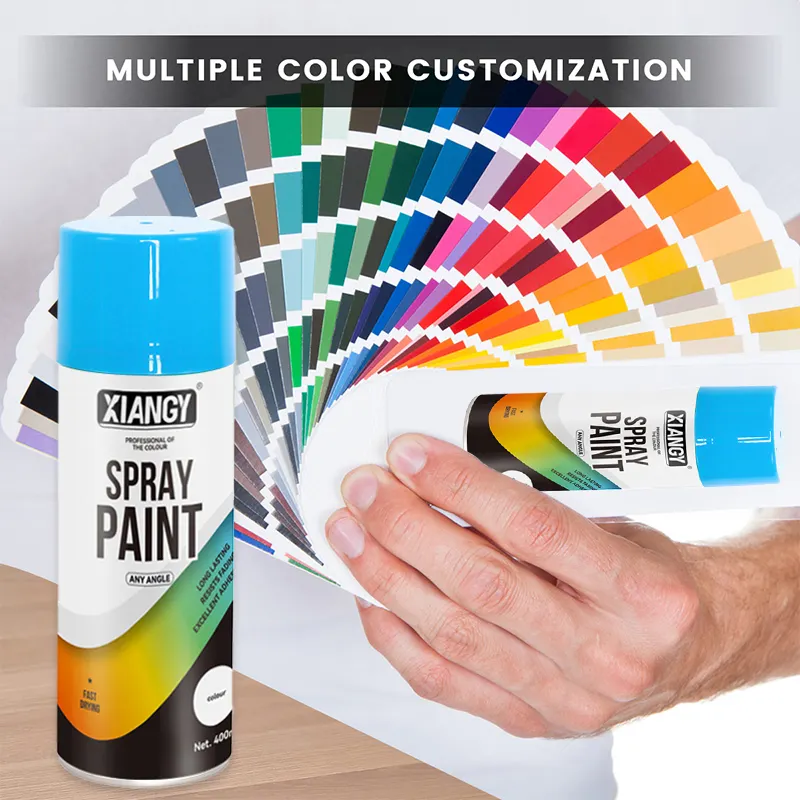 400ml Precio al por mayor Muestra gratis Pintura acrílica multicolor en aerosol