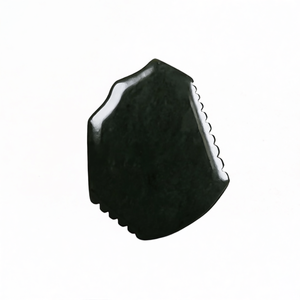 Planche <span class=keywords><strong>Gua</strong></span> <span class=keywords><strong>Sha</strong></span> en <span class=keywords><strong>jade</strong></span> Hetian chinois, outil de grattage en pierre de <span class=keywords><strong>jade</strong></span> <span class=keywords><strong>véritable</strong></span> pour le remodelage du visage - Product Image 5