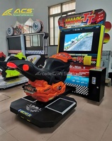 Simulateur de course moto deux places ACS le plus populaire, machine de jeu d'arcade à monnayeur, en anglais, Arcade Craft Studio